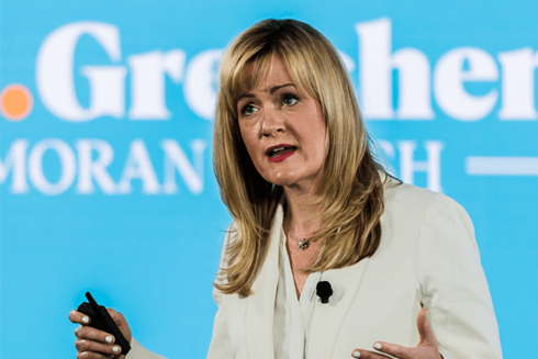 Gretchen Moran Marsh onstage