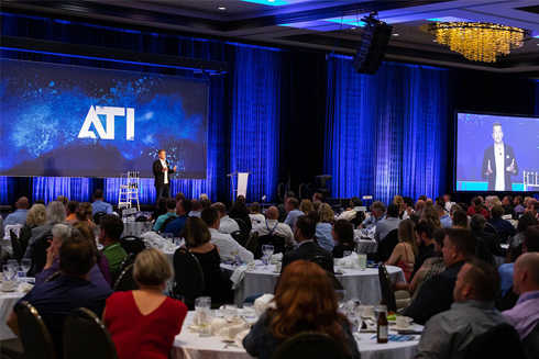 Remarkable! A Speakers Bureau Devin Henderson onstage ATI