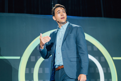 Matthew Pollard speaking onstage1