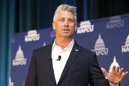Brandon Williams speaking at NAFCU